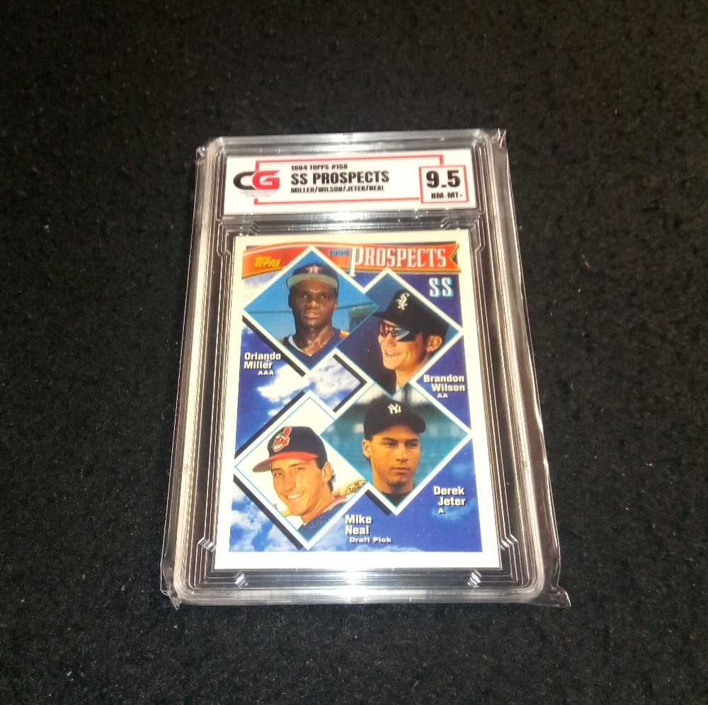 1994 Topps DEREK JETER ROOKIE CG GRADED NM-MT + 9.5 Yankees